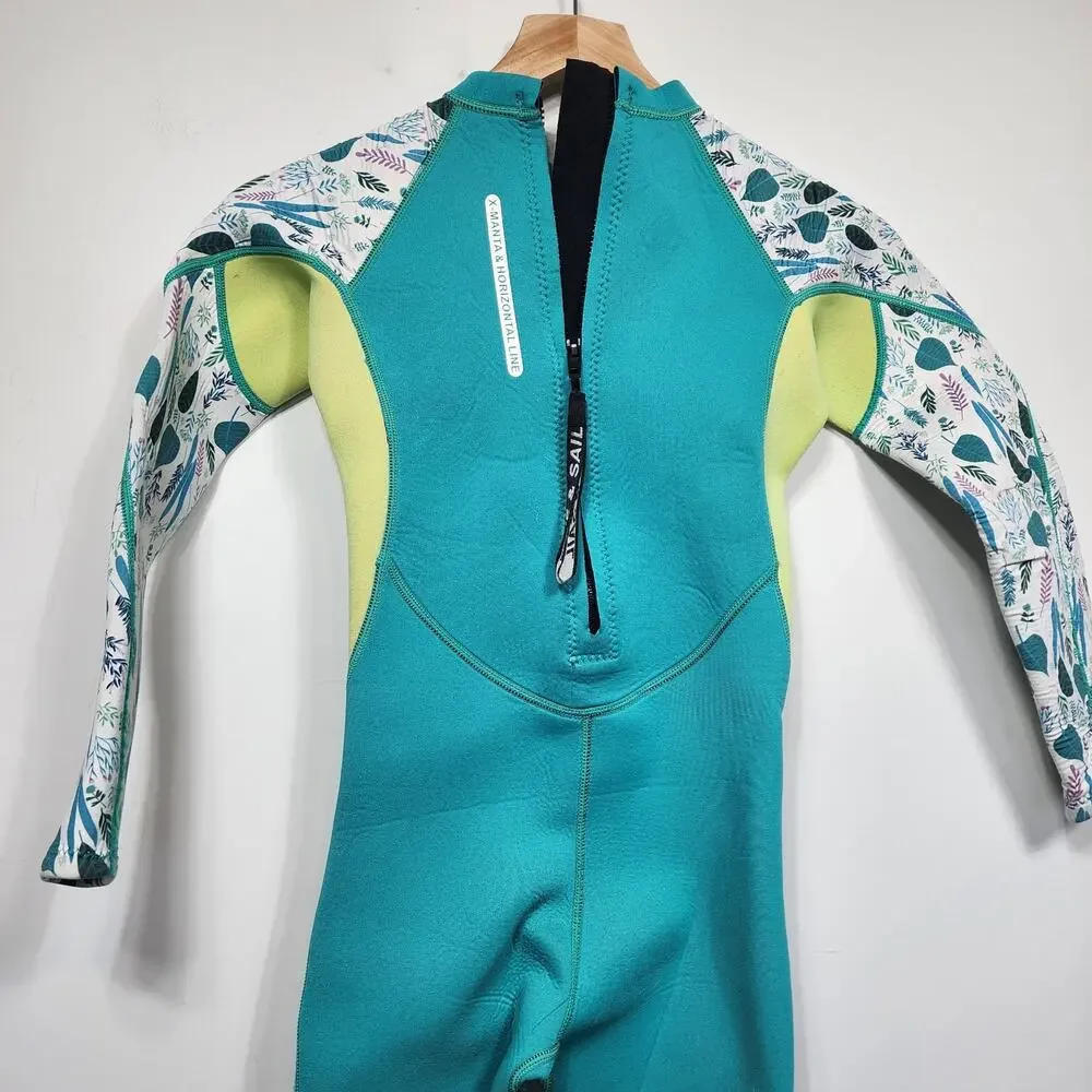 X-Manta Kids Long Sleeve Back Zip Neoprene Wet Suit Size XXL